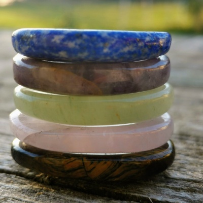 Palm Stone Worry Stone - Choice of Crystals